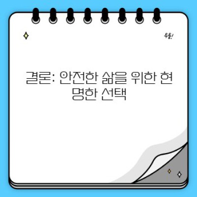 걱정 끝! 안전한 내일을 위한 최고의 안전기 선택 가이드