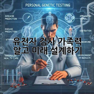 🧬 유전자 검사, 가족력 알고 미래 설계하기! 👨‍👩‍👧‍👦
