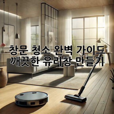 ✨창문 청소✨ 완벽 가이드: 💎깨끗한 유리창 만들기!