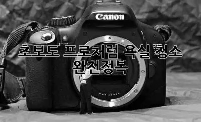 ✨ 초보도 프로처럼! 욕실 청소 완전정복 🛁