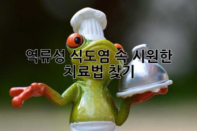 역류성 식도염, 속 시원한 치료법 찾기