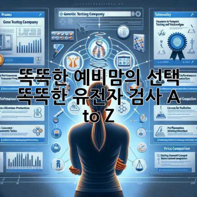 똑똑한 예비맘의 선택!🤰🏻 똑똑한 유전자 검사 A to Z