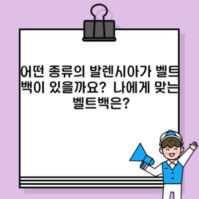 발렌시아가 벨트백 요약정보 우선 확인: 구매 전 궁금증 완벽 해결!