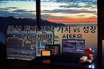 주식 투자 전략: 가치 vs. 성장, 나에게 맞는 선택은?