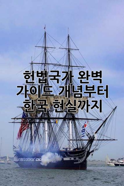 헌법국가 완벽 가이드: 개념부터 한국 현실까지