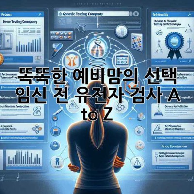똑똑한 예비맘의 선택!🤰 임신 전 유전자 검사 A to Z
