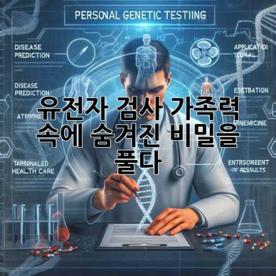 🧬 유전자 검사, 가족력 속에 숨겨진 비밀을 풀다! 🕵️‍♀️