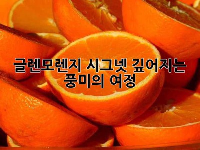 글렌모렌지 시그넷: 깊어지는 풍미의 여정